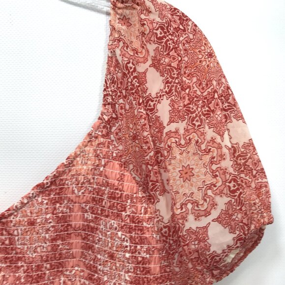 Julie Sariñana/ Sincerely Jules Smocked Summer Dress L Boho Off Shoulder - Picture 4 of 9